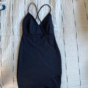 Navy blue dress (glittery)